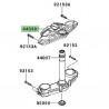 Té de fourche supérieur Kawasaki Versys 1000 (2012-2014)