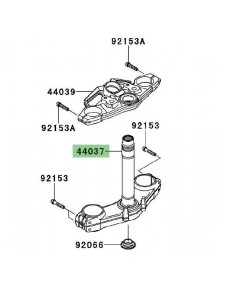 Té de fourche inférieur Kawasaki Versys 1000 (2012-2014) | Réf. 44037013218R