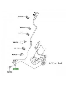 Câble ABS avant Kawasaki Versys 1000 (2012-2014)