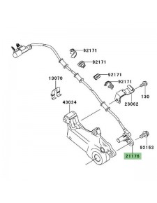 Câble ABS arrière Kawasaki Versys 1000 (2012-2018) | Réf. 211760722