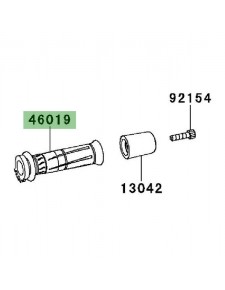 Poignée de gaz Kawasaki Versys 1000 (2012-2014) | Réf. 460190020