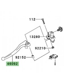 Levier d'embrayage Kawasaki Versys 1000 (2012-2014) | Réf. 460920003