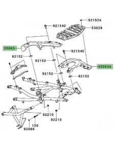 Poignée passager Kawasaki Versys 1000 (2012-2014) | Moto Shop 35