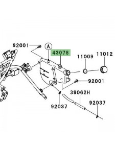 Vase d'expansion Kawasaki Versys 1000 (2012-2024) | Réf. 430780074