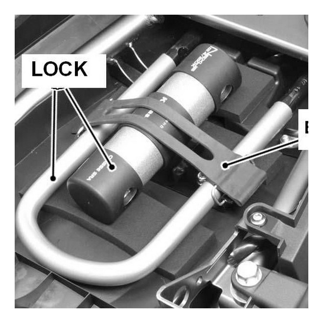 Support antivol U Kawasaki Versys 1000 (2015-2016) | Moto Shop 35