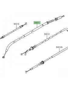 Câble d'embrayage Kawasaki Versys 1000 (2015-2024) | Réf. 540110594