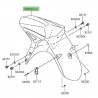 Garde-boue avant Kawasaki Versys 1000 (2015-2018)