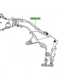 Autocollant de cadre Kawasaki Versys 1000 (2015-2018) | Moto Shop 35