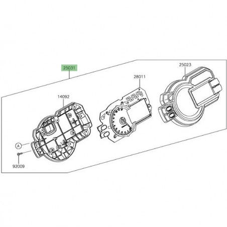 Bloc compteur Kawasaki Versys 1000 (2015-2018) | Moto Shop 35