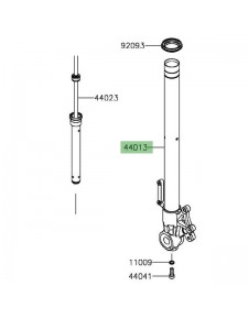 Tube de fourche Kawasaki Versys 1000 (2015-2018)