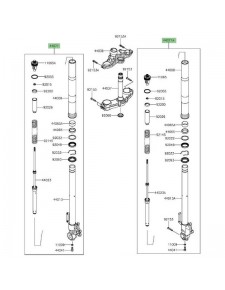 Bras de fourche Kawasaki Versys 1000 (2015-2018)