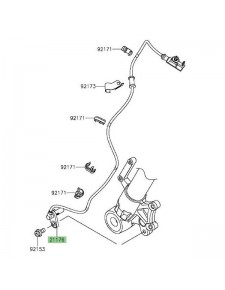 Câble ABS avant Kawasaki Versys 1000 (2015-2018) | Réf. 211760801