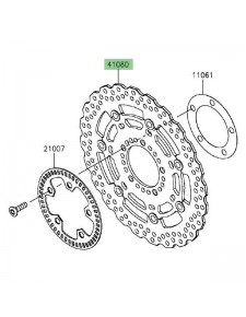 Disque de frein avant Kawasaki Versys 1000 (2015-2018) | Réf. 41080069711I