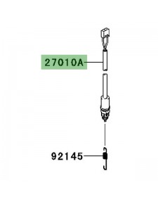 Contacteur de frein arrière Kawasaki Versys 1000 (2015-2018) | Réf. 270100749