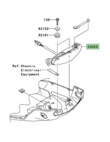 Feu arrière Kawasaki Versys 1000 (2015-2016) | Réf. 230250319