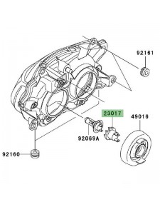 Prise ampoule H7 optique avant Kawasaki Z750 (2004-2006) | Réf. 230171067