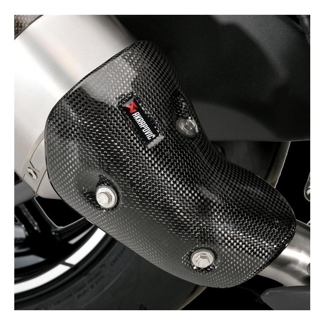 Paire de protections carbone échappements Akrapovic Kawasaki Z1000 (2014-2020) | Réf. 032CCS0027