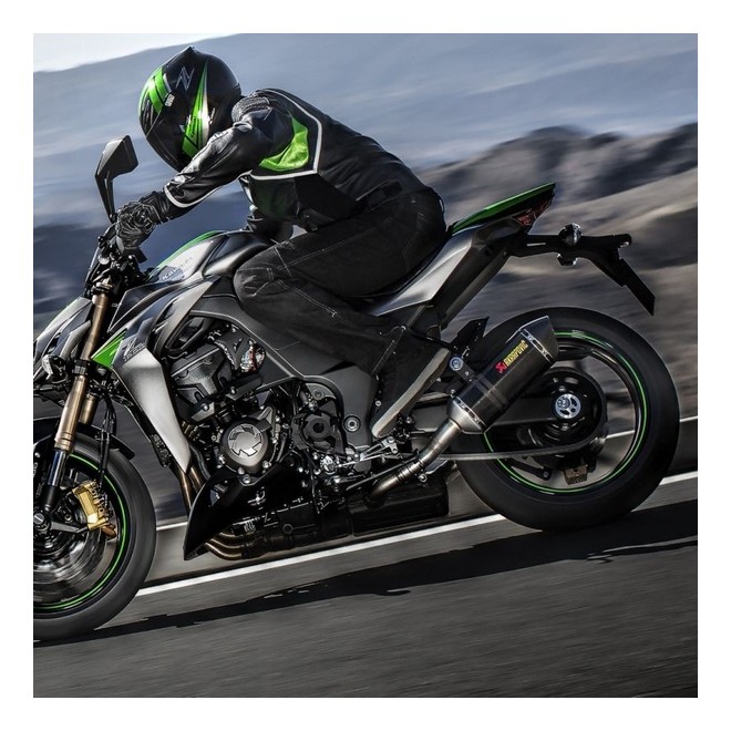 Paire de silencieux carbone Akrapovic Kawasaki Z1000 (2014-2020) | Réf. 258EXP0071