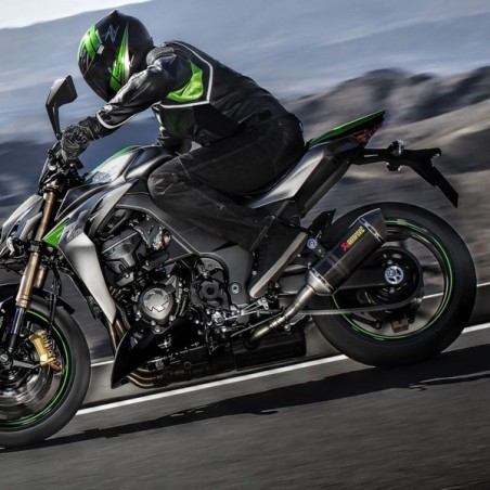 Paire de silencieux carbone Akrapovic Kawasaki Z1000 (2014-2020) | Réf. 258EXP0071