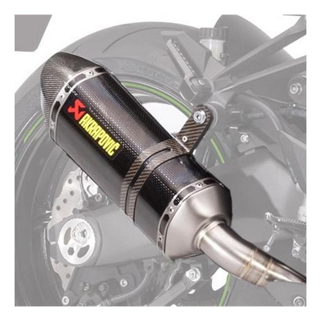 Paire de silencieux carbone Akrapovic Kawasaki Z1000 (2014-2020) | Réf. 258EXP0071