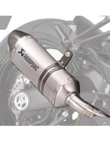 Paire de silencieux titane Akrapovic Kawasaki Z1000 (2014-2020) | Réf. 258EXP0070