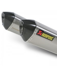 Paire de silencieux titane Akrapovic Kawasaki Z1000 (2014-2020) | Réf. 258EXP0070