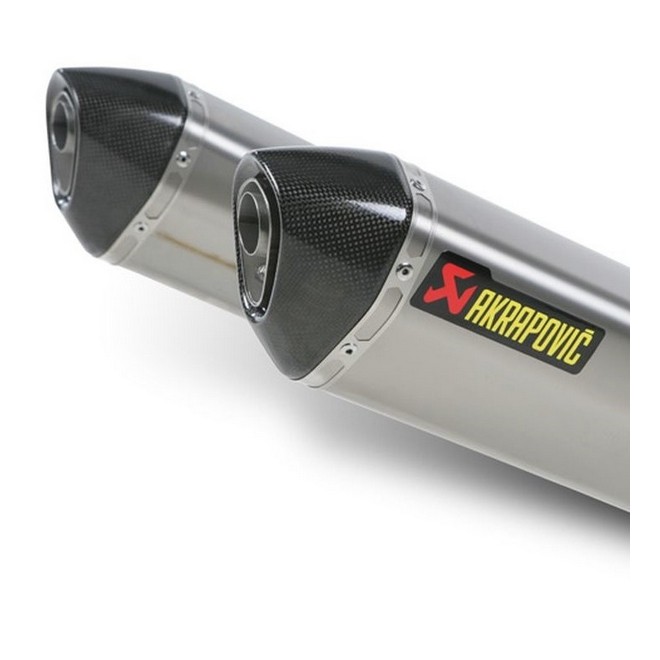 Paire de silencieux titane Akrapovic Kawasaki Z1000 (2014-2020) | Réf. 258EXP0070