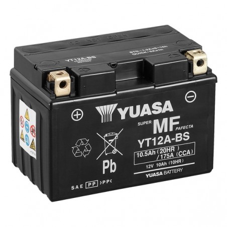 Batterie Yuasa YT12A-BS moto Kawasaki