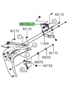 Évent gauche écope de radiateur Kawasaki Z1000 (2014 et +) | Moto Shop 35