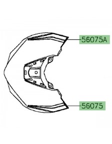 Autocollant tête de fourche Kawasaki Z1000 (2016) | Moto Shop 35