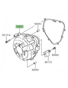 Carter d'alternateur Kawasaki Z1000 (2014-2015) | Réf. 140310584