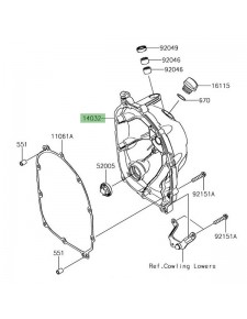 Carter d'embrayage Kawasaki Z1000 (2014-2015) | Réf. 140320590