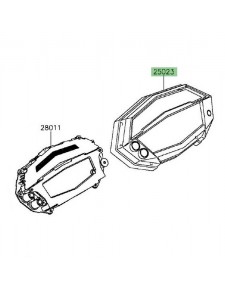 Dessus de compteur Kawasaki Z1000 (2014 et +) | Réf. 250230094