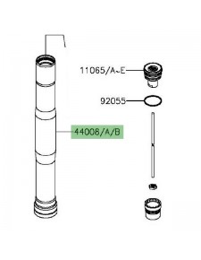 Fourreau de fourche Kawasaki Z1000 (2014 et +) | Moto Shop 35