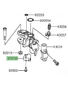 Contacteur de frein avant Kawasaki Z1000 (2014 et +)