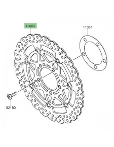 Disque de frein avant Kawasaki Z1000 (2014 et +) | Réf. 4108006025C