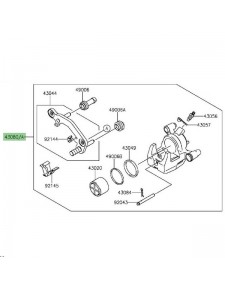Étrier de frein arrière Kawasaki Z1000 (2014 et +) | Réf. 430800141DJ