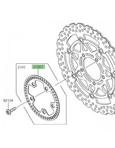 Cible ABS avant Kawasaki Z1000 (2014 et +) | Réf. 210070166