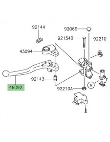 Levier d'embrayage Kawasaki Z1000 (2017 et +) | Réf. 460920568