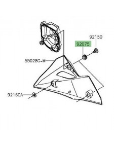 Silent Bloc sabot moteur Kawasaki 920751634 | Moto Shop 35