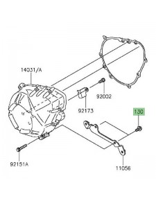Vis M6x12 fixation sabot moteur Kawasaki Z800 (2013-2016) | Réf. 130CA0612