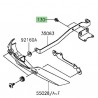 Vis fixation patte/équerre Kawasaki Z800 (2013-2016)