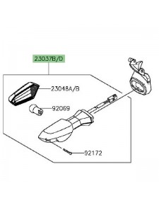 Clignotant avant Kawasaki Z1000 (2014 et +)