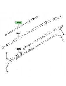 Câble de fermeture de selle Kawasaki 540100135