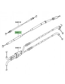 Câble d'embrayage Kawasaki Z1000SX (2011-2016) | Réf. 540110109