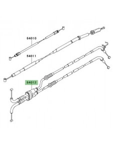 Câble de gaz Kawasaki Z1000SX (2011-2016) | Réf. 540120566