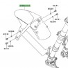 Garde-boue avant Kawasaki Z1000SX (2011-2013)