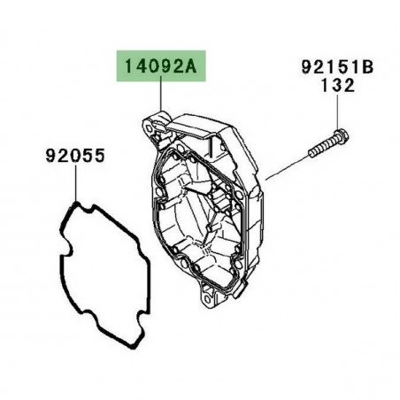 Carter d'allumage Kawasaki Z1000SX (2011-2016) | Réf. 140920175