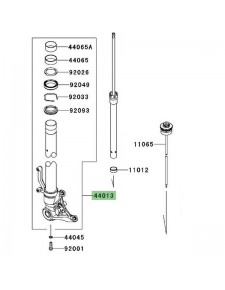 Tube de fourche gauche Kawasaki Z1000SX (2011-2013) | Réf. 440130160