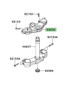 Té de fourche supérieur Kawasaki Z1000SX (2011-2013) | Réf. 440390105